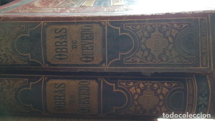 Libros antiguos: Obras de Quevedo - Foto 2