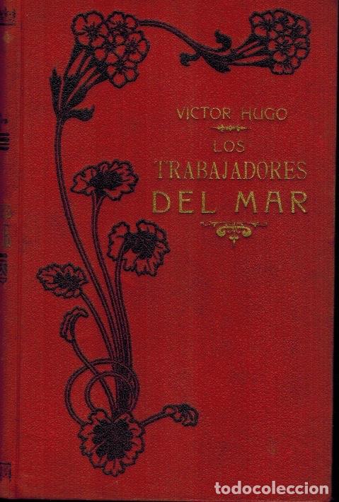 Libros antiguos: LOS TRABAJADORES DEL MAR - Foto 1