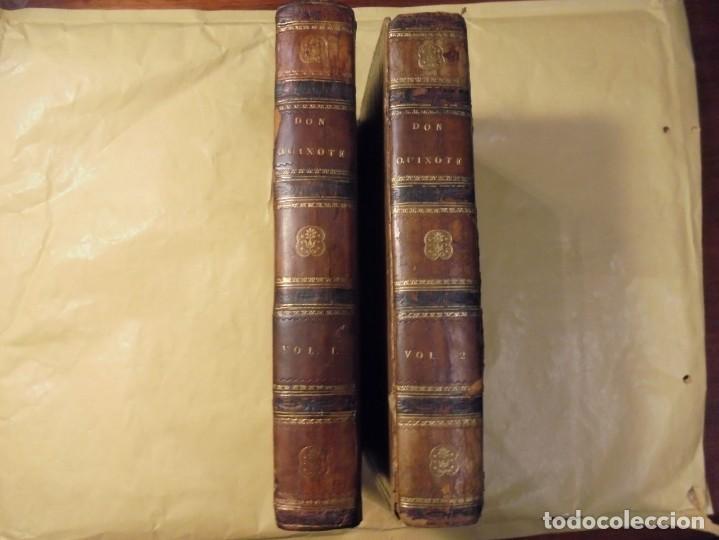 Libros antiguos: QUJOTE. INGLES. 2 TOMOS.1809 - Foto 1