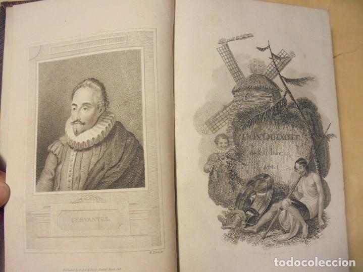 Libros antiguos: QUJOTE. INGLES. 2 TOMOS.1809 - Foto 4