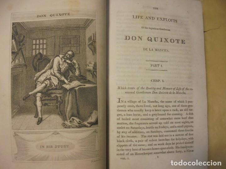 Libros antiguos: QUJOTE. INGLES. 2 TOMOS.1809 - Foto 6