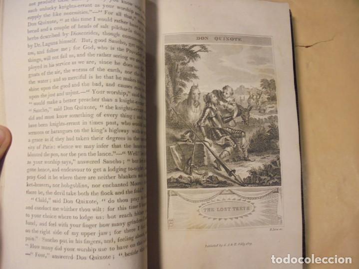 Libros antiguos: QUJOTE. INGLES. 2 TOMOS.1809 - Foto 7