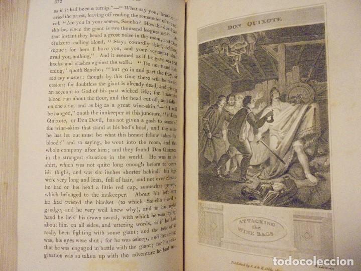Libros antiguos: QUJOTE. INGLES. 2 TOMOS.1809 - Foto 8