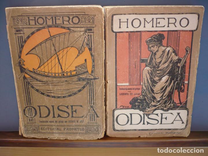 Libros antiguos: Odisea. Homero. Editorial Prometeo. - Foto 2