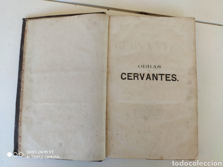 Libros antiguos: 1886. OBRAS DE CERVANTES. LA GALATEA. - Foto 2