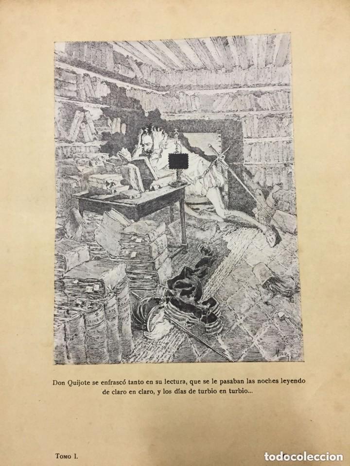 Libros antiguos: Don Quijote. Salvat, 1916. 2 tomos - Foto 4