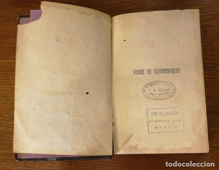 Libros antiguos: Viajes de Schweinfurth al &Aacute;frica Central - Foto 4