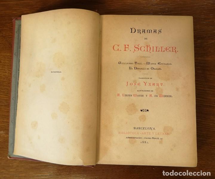 dramas de schiller - Comprar Libros antiguos clásicos en todocoleccion