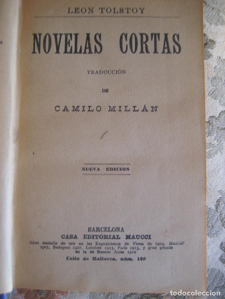 Libros antiguos: LEON TOLSTOY : NOVELAS CORTAS - Foto 1