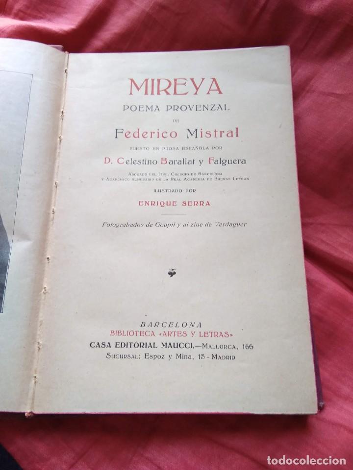 Libros antiguos: MIREYA. FEDERICO MISTRAL 1907 - Foto 2