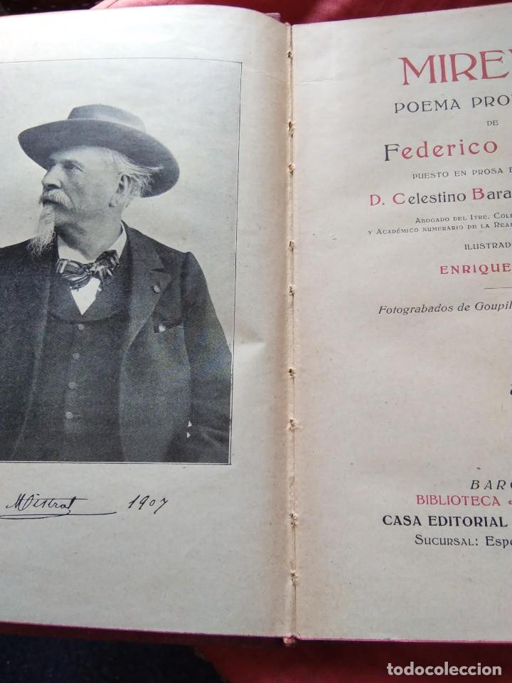 Libros antiguos: MIREYA. FEDERICO MISTRAL 1907 - Foto 3