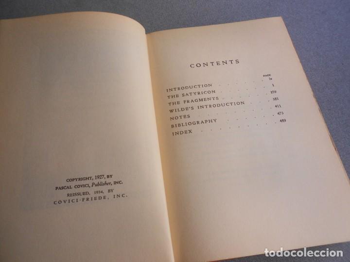 Libros antiguos: THE SATYRICON - Foto 3