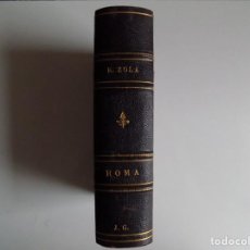 Libros antiguos: LIBRERIA GHOTICA. LUJOSA EDICIÓN EN PIEL DE E. ZOLA. ROMA. 1920.. Lote 213924928