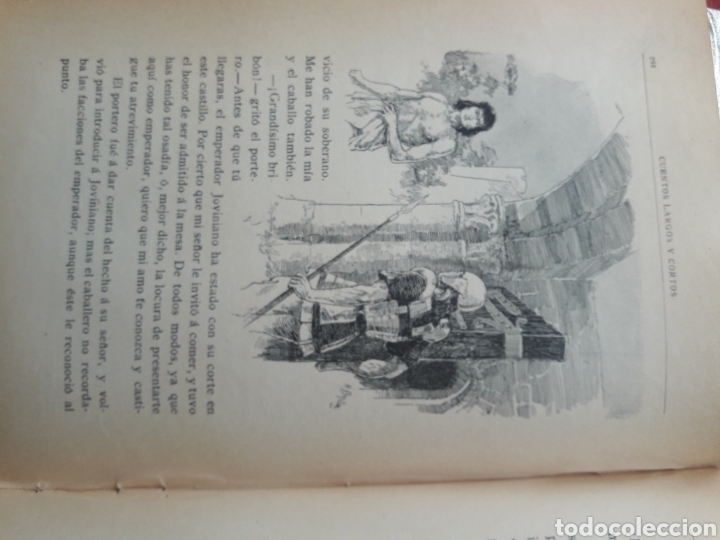 Libros antiguos: Cuentos cortos y largos, libro de Editorial Ram&oacute;n Molinas, sobre 1890 - Foto 4