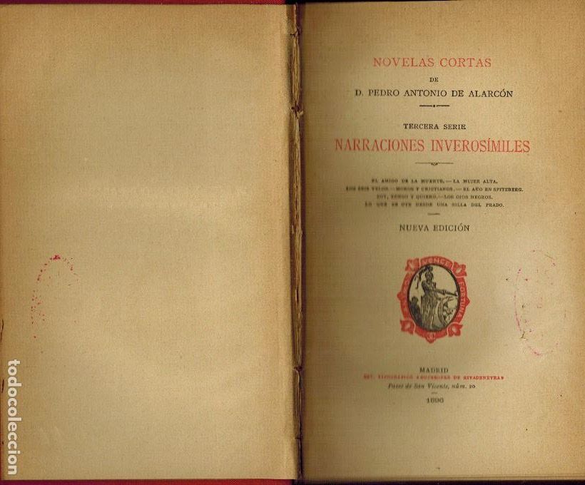 Libros antiguos: NARRACIONES INVEROS&Iacute;MILES - Foto 1