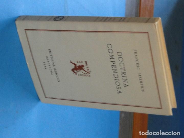 Libros antiguos: DOCTRINA COMPENDIOSA.- FRANCESC EIXIMENIS? - Foto 2