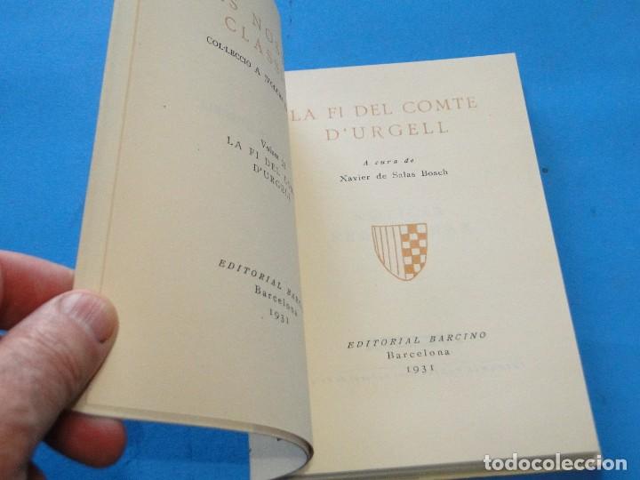 Libros antiguos: LA FI DEL COMTE DURGELL.- An&ograve;nim - Foto 3