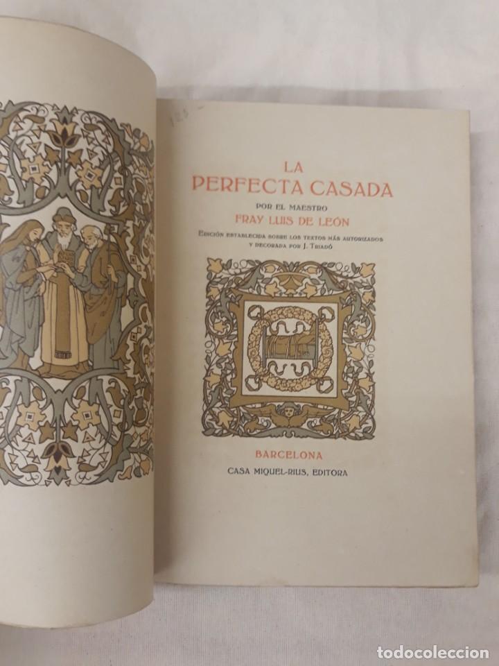 Libros antiguos: FRAY LUIS DE LE&Oacute;N. LA PERFECTA CASADA - Foto 2