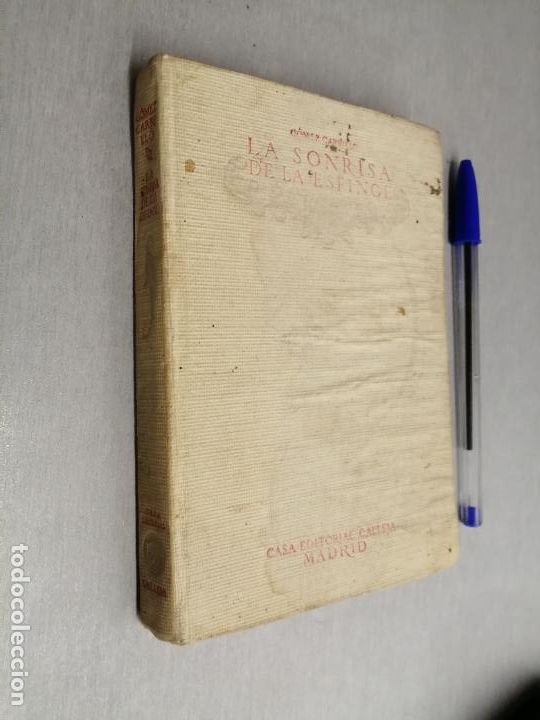 Libros antiguos: LA SONRISA DE LA ESFINGE / E. G&Oacute;MEZ CARRILLO / CASA EDITORIAL CALLEJA 1917 - Foto 1