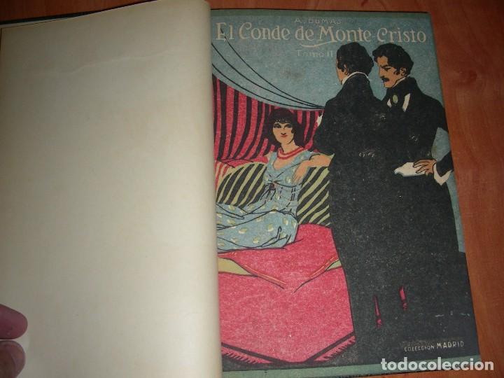 Libros antiguos: EL CONDE DE MONTECRISTO . A. DUMAS . 2 TOMOS - Foto 3