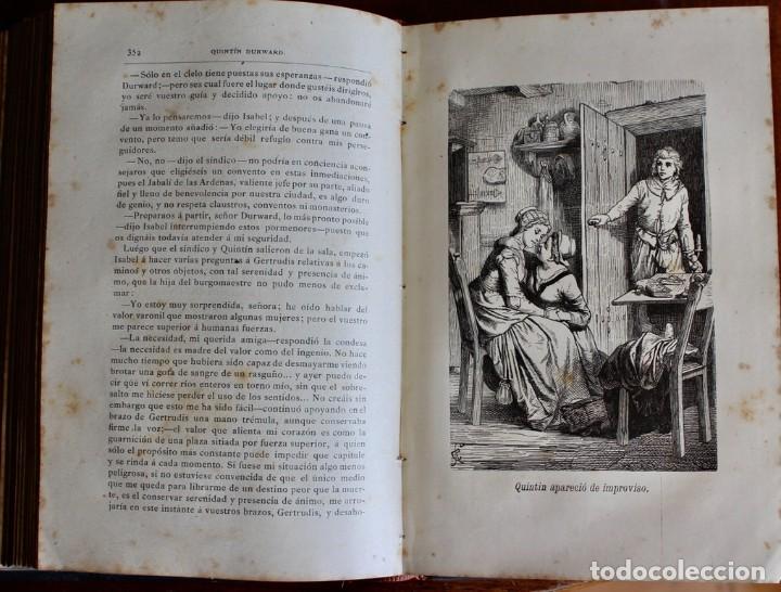 Libros antiguos: QUINTIN DURWARD. SIR WALTER SCOTT. 1883. - Foto 8