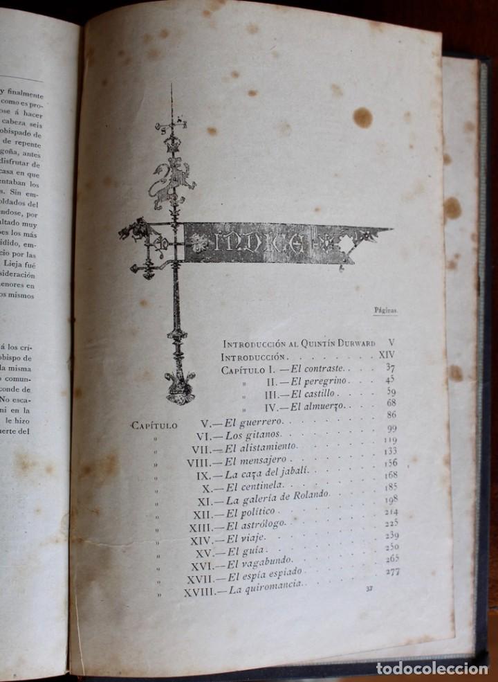 Libros antiguos: QUINTIN DURWARD. SIR WALTER SCOTT. 1883. - Foto 10