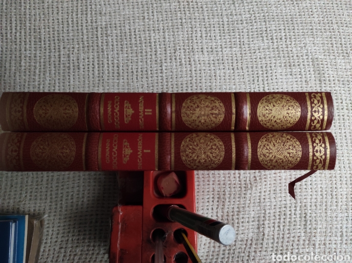 Libros antiguos: EL DECAMER&Oacute;N. , OBRA COMPLETA EN 2 TOMOS. / BOCCACCIO, GIOVANNI. - Foto 4