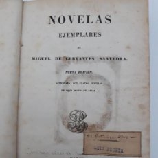 Libros antiguos: NOVELAS EJEMPLARES DE MIGUEL DE CERVANTES SAAVEDRA - NUEVA EDICION - AUMENTADA - PARIS 1848. -. Lote 226397368