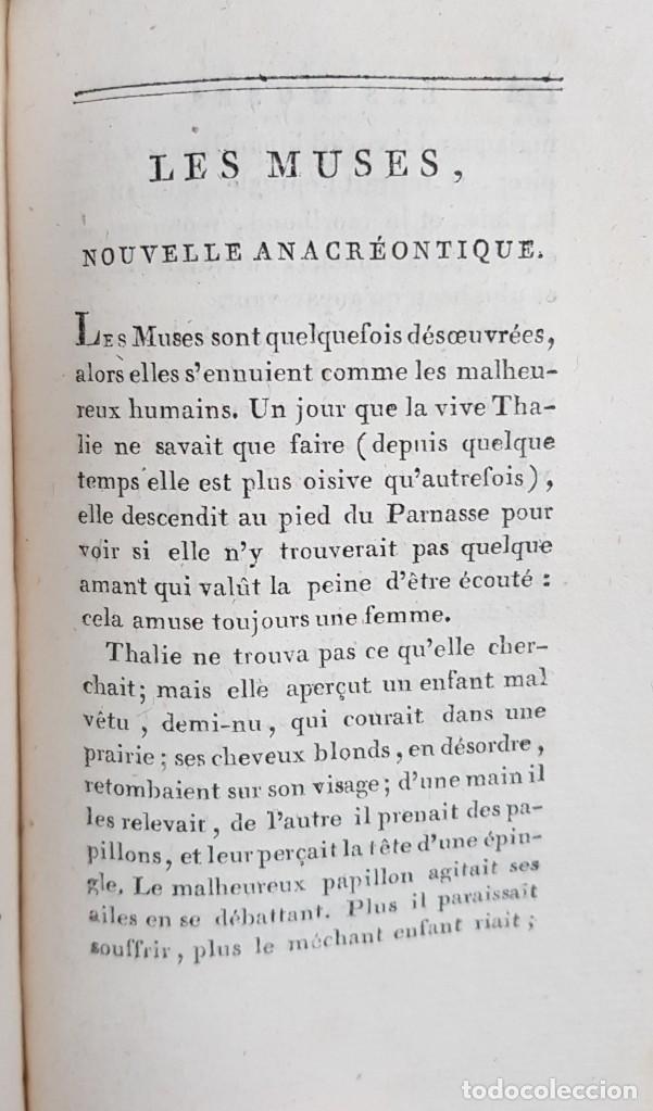 Libros antiguos: Melanges de poes&iacute;a, Florian. Par&iacute;s 1806 - Foto 6