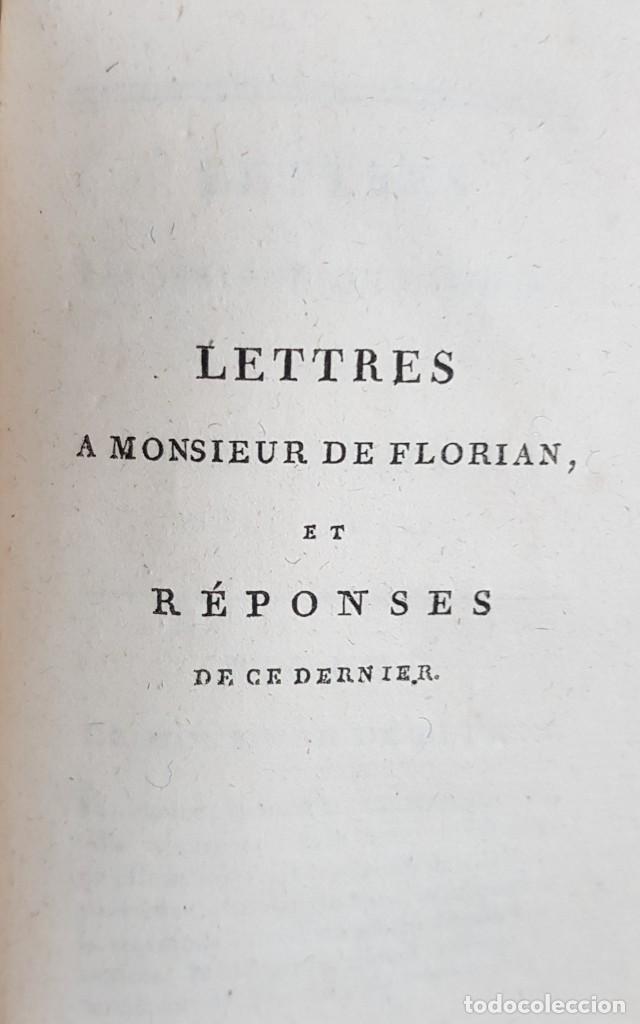 Libros antiguos: Melanges de poes&iacute;a, Florian. Par&iacute;s 1806 - Foto 7