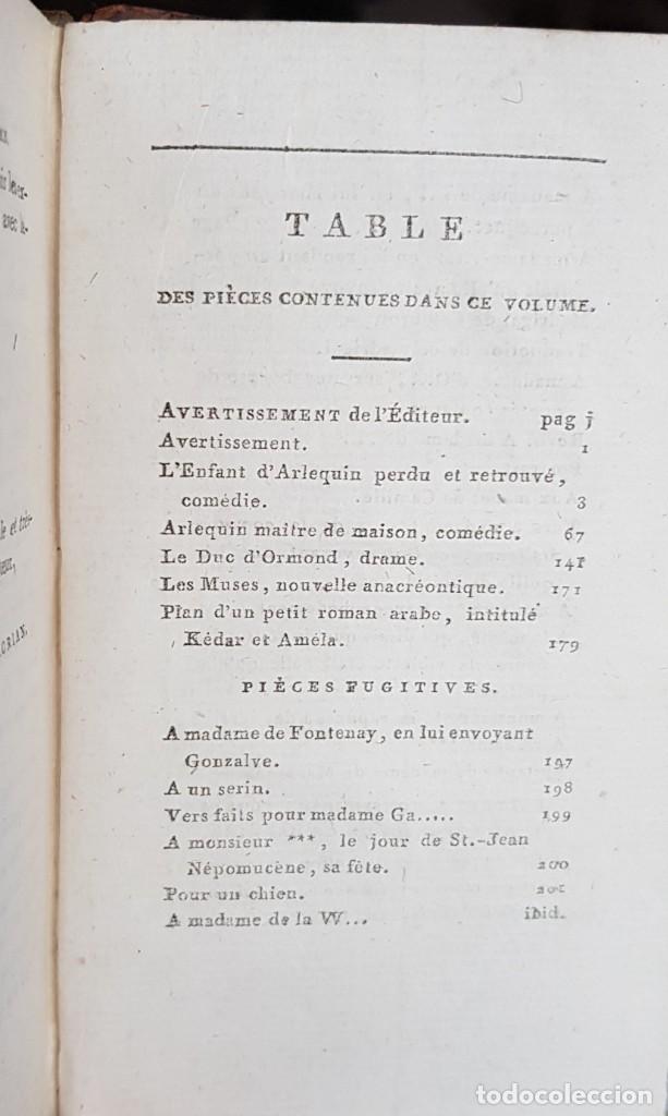 Libros antiguos: Melanges de poes&iacute;a, Florian. Par&iacute;s 1806 - Foto 10