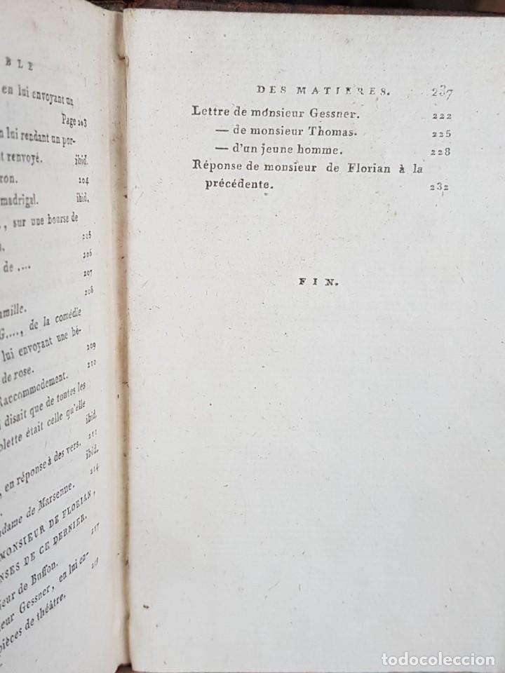 Libros antiguos: Melanges de poes&iacute;a, Florian. Par&iacute;s 1806 - Foto 11
