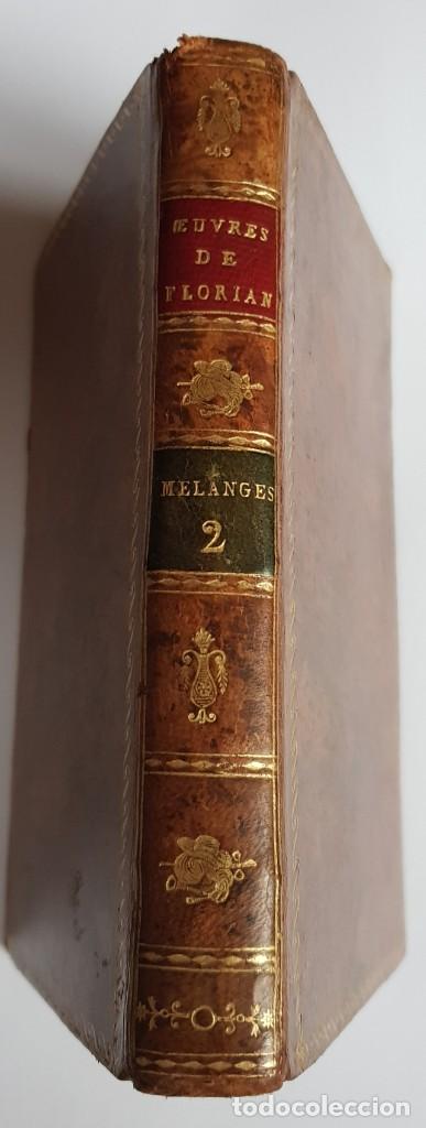 Libros antiguos: Melanges de poes&iacute;a, Florian. Par&iacute;s 1806 - Foto 12