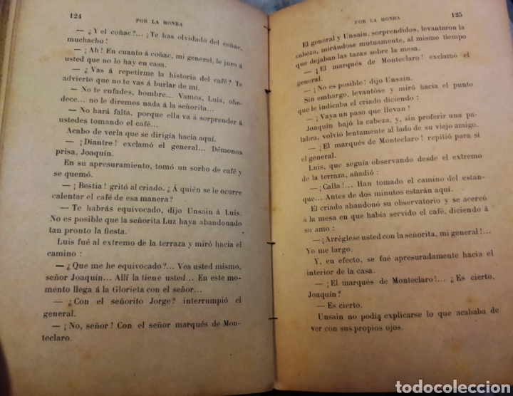 Libros antiguos: Por la Honra .Juan B.Ense&ntilde;at. 1902 - Foto 6