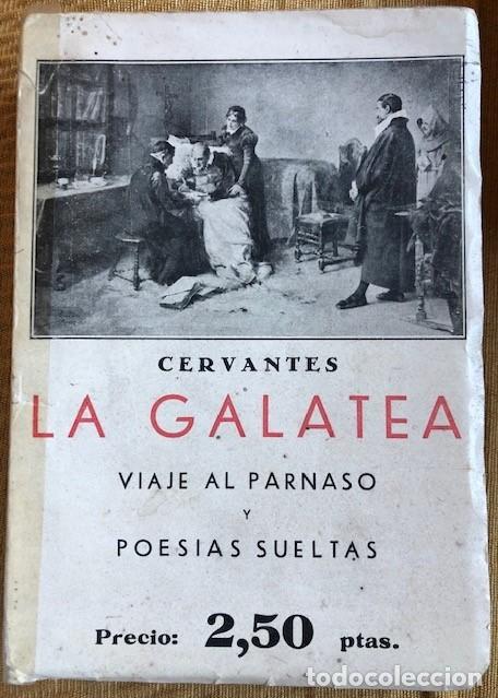 Libros antiguos: La Galatea y otros. Cervantes. 1934 - Foto 1
