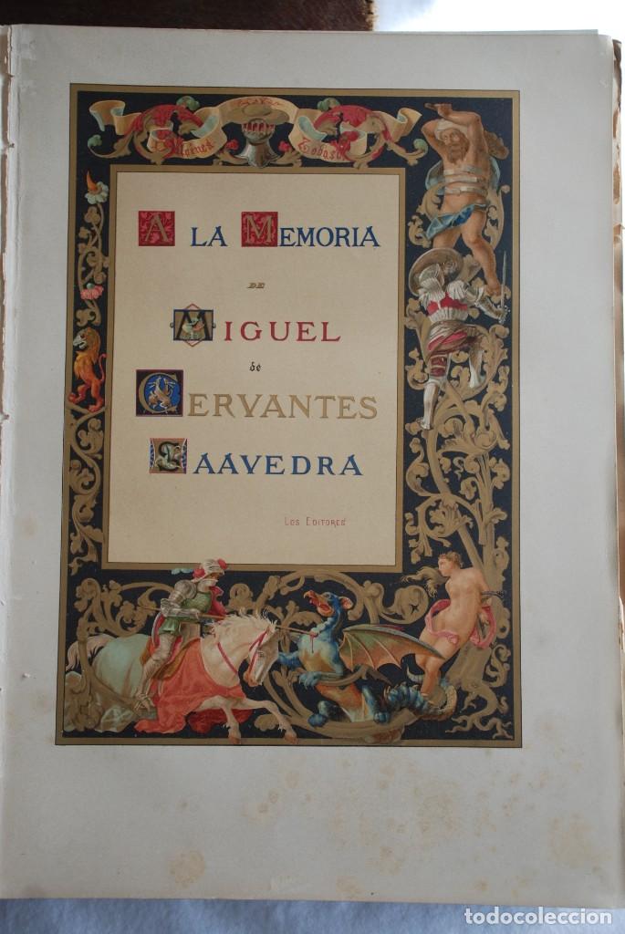 Libros antiguos: El Quijote. Edici&oacute;n de 1880 y 1888 - Foto 3