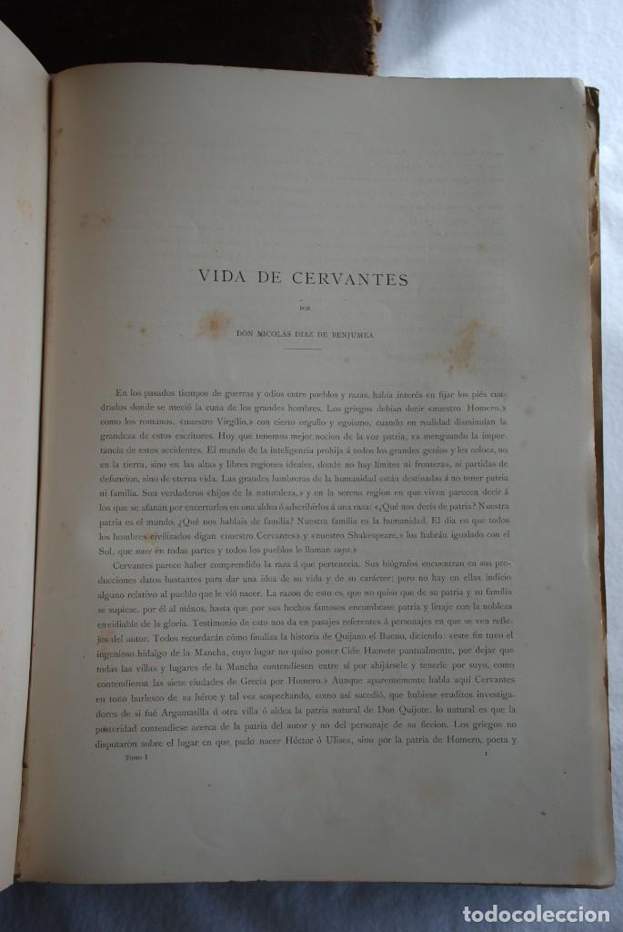 Libros antiguos: El Quijote. Edici&oacute;n de 1880 y 1888 - Foto 5