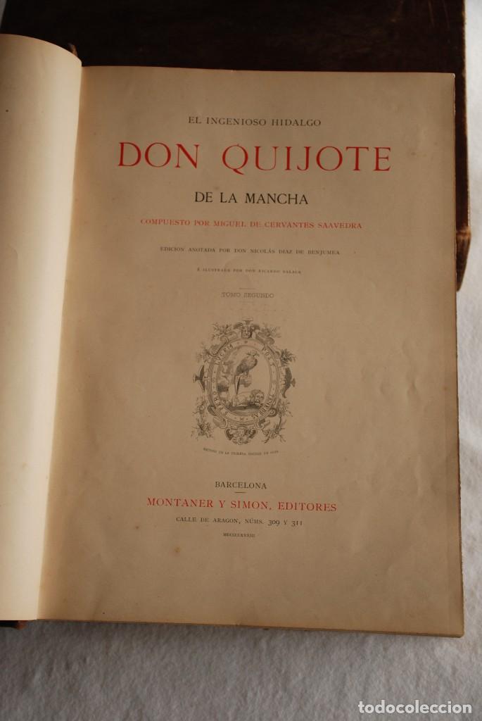 Libros antiguos: El Quijote. Edici&oacute;n de 1880 y 1888 - Foto 20