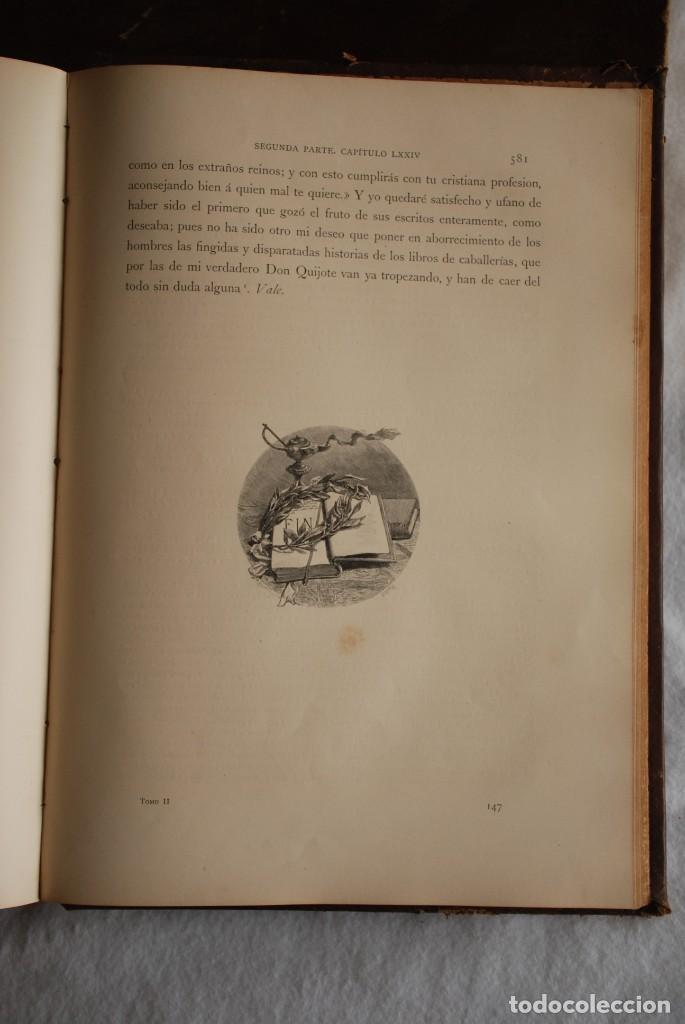 Libros antiguos: El Quijote. Edici&oacute;n de 1880 y 1888 - Foto 27