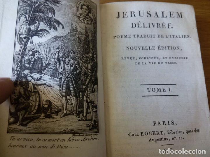 Libros antiguos: JERUSALEM DELIVREE. Torquato Tasso 1813 - Foto 5
