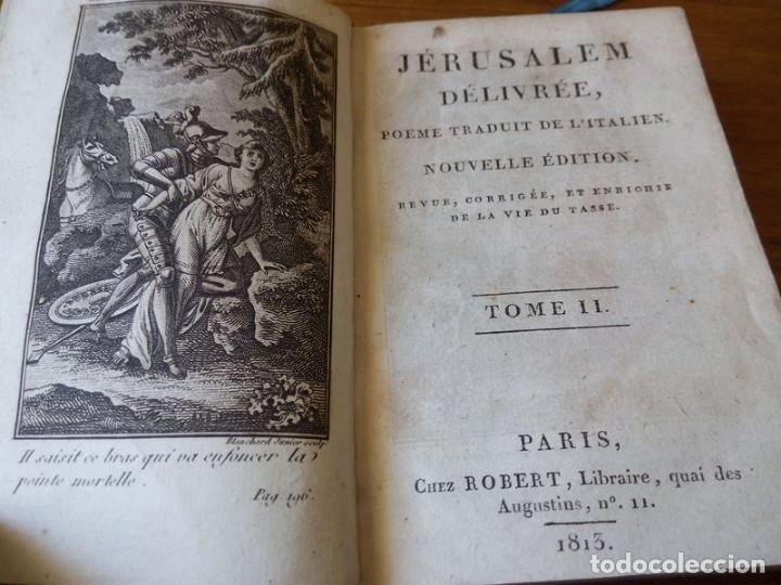 Libros antiguos: JERUSALEM DELIVREE. Torquato Tasso 1813 - Foto 7