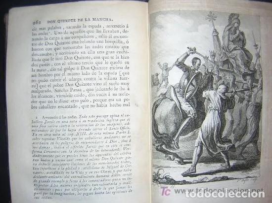 Libros antiguos: DON QUIJOTE DE LA MANCHA EN 5 TOMOS COMPLETOS. 1797. Impreso por Gabriel de Sancha. AMPLIOS GRABADOS - Foto 9 - 235890960