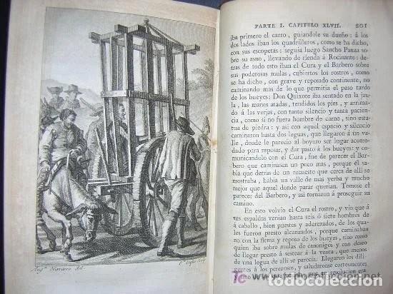 Libros antiguos: DON QUIJOTE DE LA MANCHA EN 5 TOMOS COMPLETOS. 1797. Impreso por Gabriel de Sancha. AMPLIOS GRABADOS - Foto 8 - 235890960