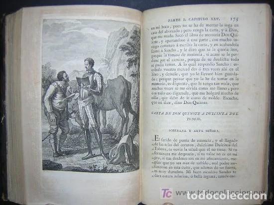 Libros antiguos: DON QUIJOTE DE LA MANCHA EN 5 TOMOS COMPLETOS. 1797. Impreso por Gabriel de Sancha. AMPLIOS GRABADOS - Foto 6 - 235890960
