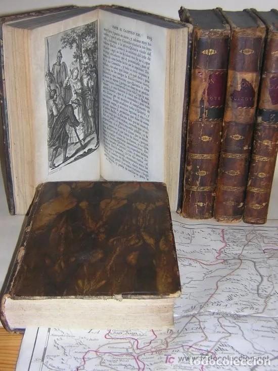 Libros antiguos: DON QUIJOTE DE LA MANCHA EN 5 TOMOS COMPLETOS. 1797. Impreso por Gabriel de Sancha. AMPLIOS GRABADOS - Foto 1 - 235890960