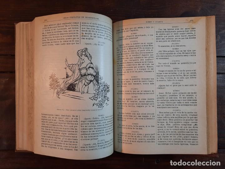 Libros antiguos: OBRAS COMPLETAS DE SHAKESPEARE, TRAGEDIAS - EDICION ILUSTRADA - NO CONSTA A&Ntilde;O - Foto 8