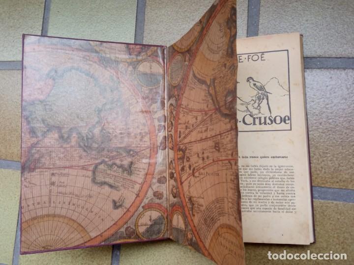 Libros antiguos: Robins&oacute;n Crusoe. Autor: Daniel Defoe - Foto 2