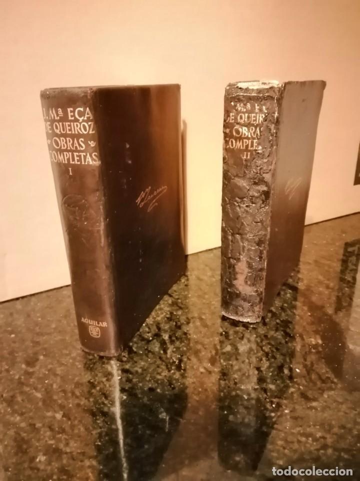 Libros antiguos: E&ccedil;a de Queiros Obras completas 2 tomos Aguilar - Foto 1