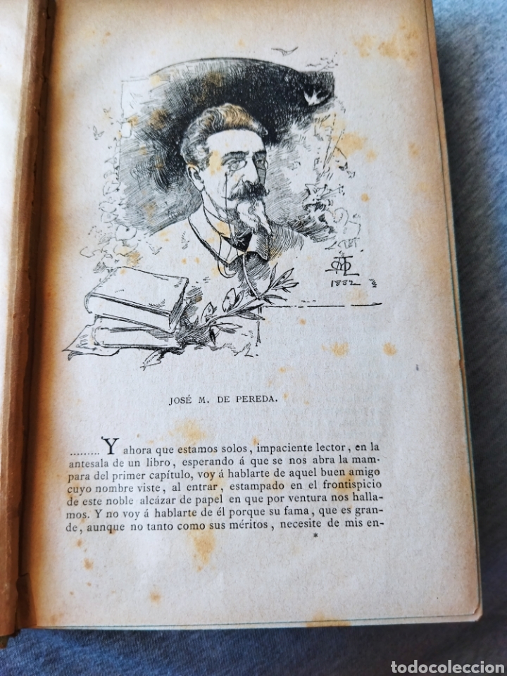 Libros antiguos: El sabor de la Tierruca.J M de Pereda.1 edicion 1882 - Foto 2
