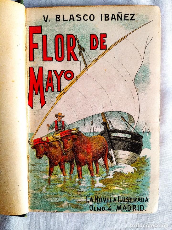 Libros antiguos: VICENTE BLASCO IB&Aacute;&Ntilde;EZ: FLOR DE MAYO - Foto 1